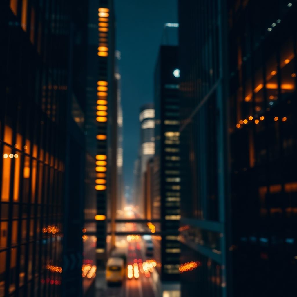 Arquitetura corporativa noturna